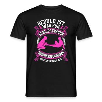Ergotherapeutinnen rasten direkt aus - Männer T-Shirt - Schwarz - Vorne - AI Model Male 178 light (178cm)