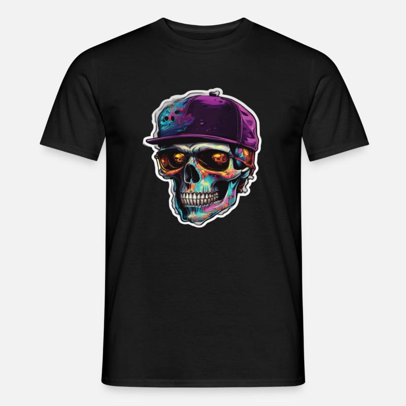 Skull Solbriller Skulls Skull Skulls - T-skjorte herre - svart