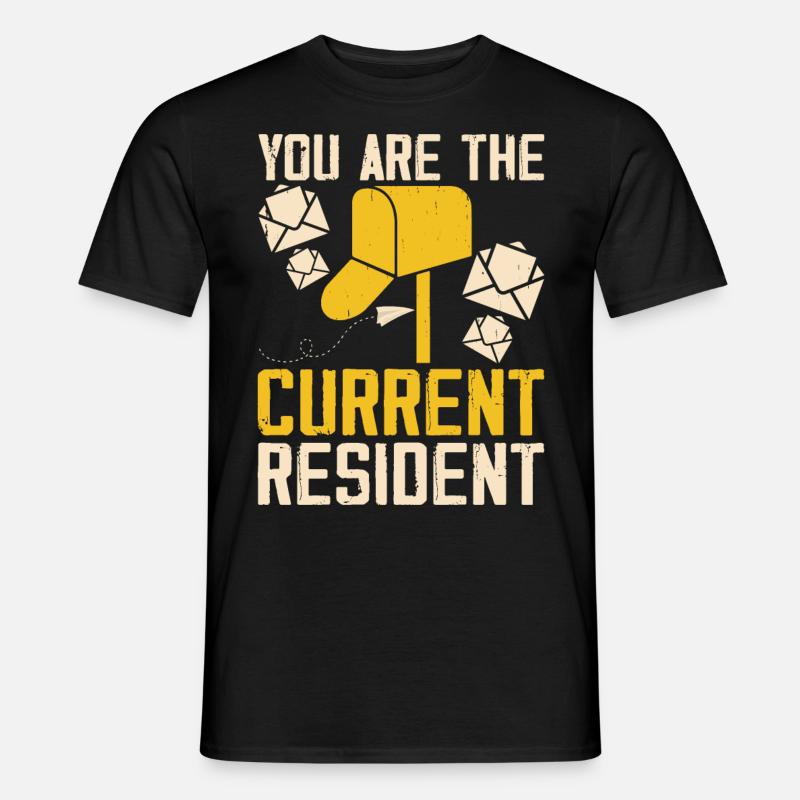 Briefträger Postbote - Männer T-Shirt - Schwarz