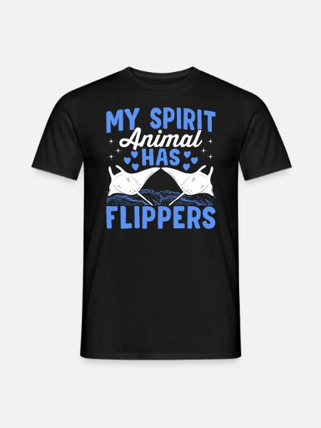 Mantarochen Krafttier Mantarochen Liebhaber - Männer T-Shirt - Schwarz
