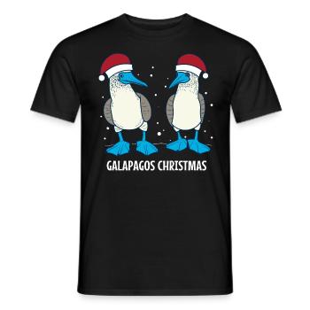 Galapagos Christmas - Männer T-Shirt - Schwarz - Vorne - AI Model Male 178 light (178cm)