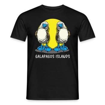 Galapagos Islands - Männer T-Shirt - Schwarz - Vorne - AI Model Male 178 light (178cm)