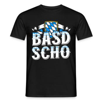 Basd Scho Bayerisches Shirt München Bayern - Männer T-Shirt - Schwarz - Vorne - AI Model Male 178 light (178cm)