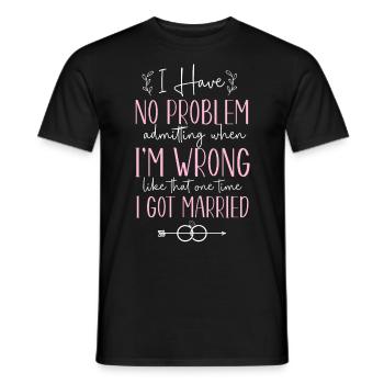 Happy Divorce Party I Have No - Men's T-Shirt - black - Front - AI Model Male 178 light (178cm)