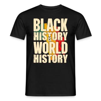 Black History Month Black History - Männer T-Shirt - Schwarz - Vorne - AI Model Male 178 light (178cm)