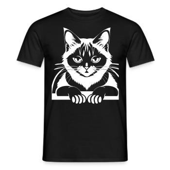 Fairycore Ästhetik Skelett Fee Goth Grunge G - Männer T-Shirt - Schwarz - Vorne - AI Model Male 178 light (178cm)