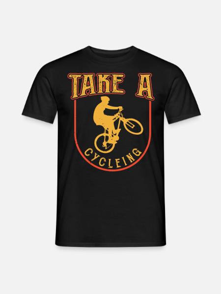 Cyclisme Vélo VTT - T-shirt homme - noir