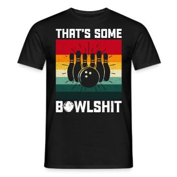 Bowling - T-shirt homme - noir - Devant - AI Model Male 178 light (178cm)