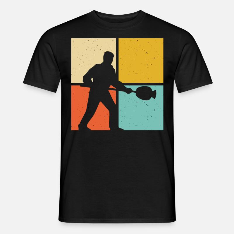 Glasbläser - Männer T-Shirt - Schwarz