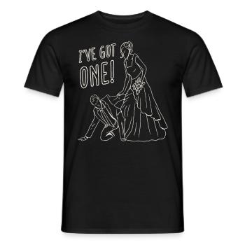 Heiraten JGA Bier Trinken Saufen Bräutigam - Männer T-Shirt - Schwarz - Vorne - AI Model Male 178 light (178cm)