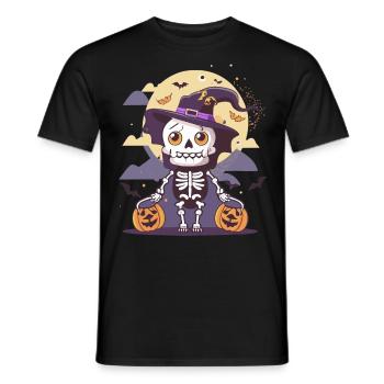 Joyeux halloween - T-shirt homme - noir - Devant - AI Model Male 178 light (178cm)