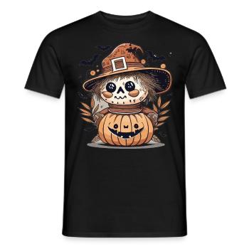Joyeux halloween - T-shirt homme - noir - Devant - AI Model Male 178 light (178cm)