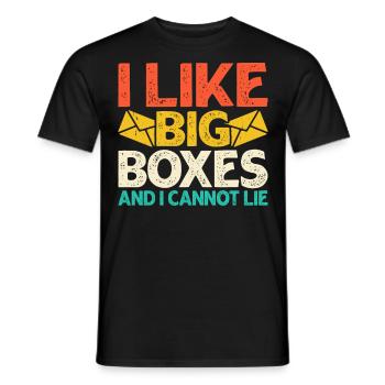 Postman Postman - Men's T-Shirt - black - Front - AI Model Male 178 light (178cm)