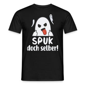 Spuk doch selber - Männer T-Shirt - Schwarz - Vorne - AI Model Male 178 light (178cm)