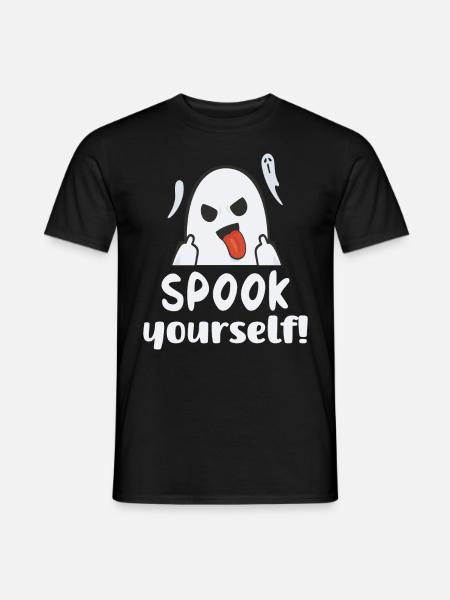 Spook yourself - Männer T-Shirt - Schwarz