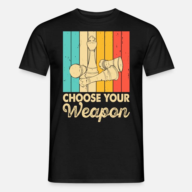 Schach - Männer T-Shirt - Schwarz