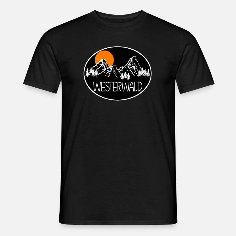 Westerwald - Männer T-Shirt - Schwarz
