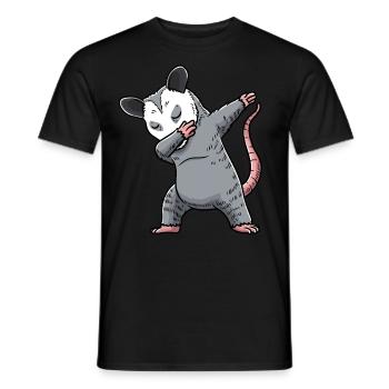 Dabbing Opossum Opossum - T-shirt homme - noir - Devant - AI Model Male 178 light (178cm)