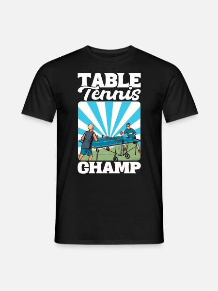 Table Tennis Champ Ping Pong - Men's T-Shirt - black