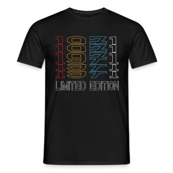 Edition Limitée 1971 Anniversaire 1971 Vintage Rétro - T-shirt homme - noir - Devant - AI Model Male 178 light (178cm)