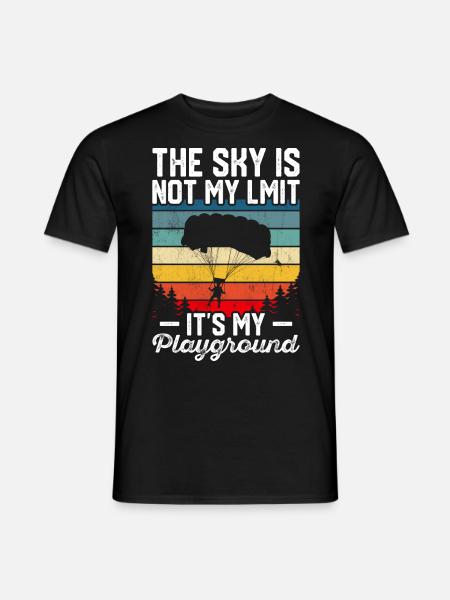 Parachutist - Men's T-Shirt - black