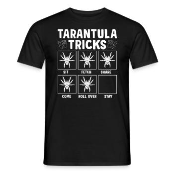 Tarentule trompe les propriétaires d’araignées de compagnie - T-shirt homme - noir - Devant - AI Model Male 178 light (178cm)
