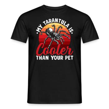 Ma tarentule est plus fraîche que la vôtre - T-shirt homme - noir - Devant - AI Model Male 178 light (178cm)