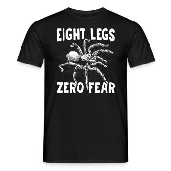 Eight Legs Zero Fear Tarantula Propriétaire Pet - T-shirt homme - noir - Devant - AI Model Male 178 light (178cm)