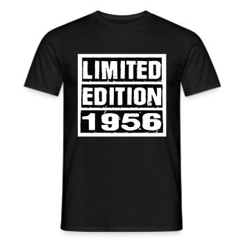 Limited Edition 1956 Geburtstag 1956 Vintage Retro - Männer T-Shirt - Schwarz - Vorne - AI Model Male 178 light (178cm)