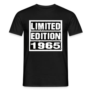 Edition Limitée 1965 Anniversaire 1965 Vintage Rétro - T-shirt homme - noir - Devant - AI Model Male 178 light (178cm)