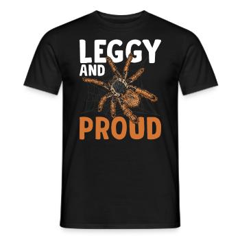 Long-legged and proud tarantula owners - Men's T-Shirt - black - Front - AI Model Male 178 light (178cm)