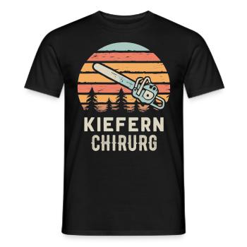 Kiefernchirurg - Männer T-Shirt - Schwarz - Vorne - AI Model Male 178 light (178cm)