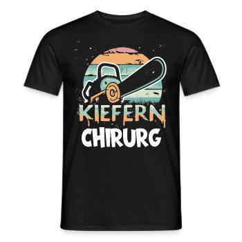 Kiefernchirurg - Männer T-Shirt - Schwarz - Vorne - AI Model Male 178 light (178cm)