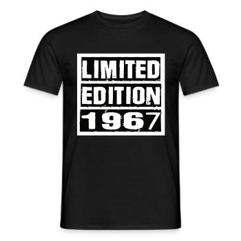 Edition Limitée 1967 Anniversaire 1967 Vintage Rétro - T-shirt homme - noir - Devant - AI Model Male 178 light (178cm)