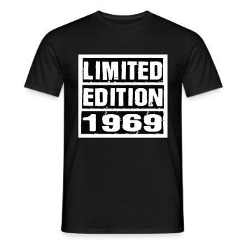 Edition Limitée 1969 Anniversaire 1969 Vintage Rétro - T-shirt homme - noir - Devant - AI Model Male 178 light (178cm)