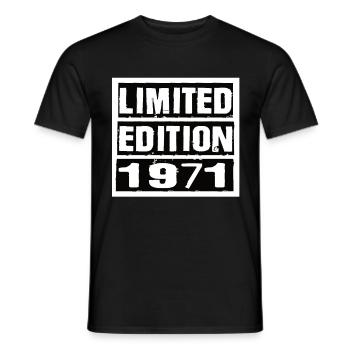 Edition Limitée 1971 Anniversaire 1971 Vintage Rétro - T-shirt homme - noir - Devant - AI Model Male 178 light (178cm)