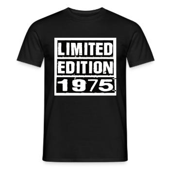 Edition Limitée 1975 Anniversaire 1975 Vintage Rétro - T-shirt homme - noir - Devant - AI Model Male 178 light (178cm)