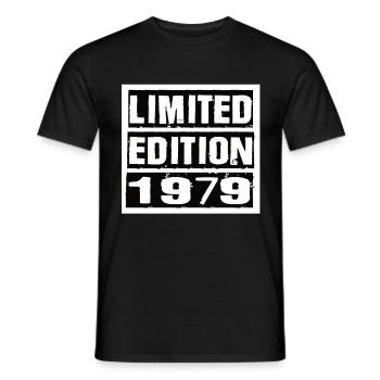 Edition Limitée 1979 Anniversaire 1979 Vintage Rétro - T-shirt homme - noir - Devant - AI Model Male 178 light (178cm)