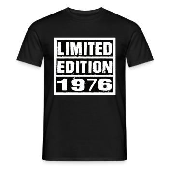 Edition Limitée 1976 Anniversaire 1976 Vintage Rétro - T-shirt homme - noir - Devant - AI Model Male 178 light (178cm)