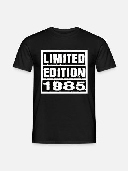 Limited Edition 1985 Geburtstag 1985 Vintage Retro - Männer T-Shirt - Schwarz