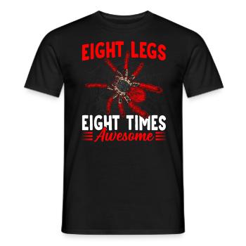 Huit fois Ingenious Tarantula Owner Pet Spider - T-shirt homme - noir - Devant - AI Model Male 178 light (178cm)