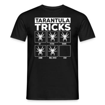 Tarentule trompe les propriétaires d’araignées de compagnie, - T-shirt homme - noir - Devant - AI Model Male 178 light (178cm)