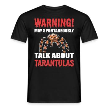 Tarantula-Spinne kann spontan über Taranteln - Männer T-Shirt - Schwarz - Vorne - AI Model Male 178 light (178cm)