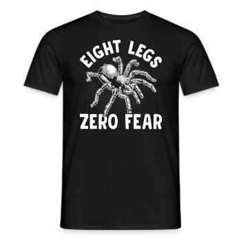 Eight Legs Zero Fear Tarantula Propriétaire Pet - T-shirt homme - noir - Devant - AI Model Male 178 light (178cm)