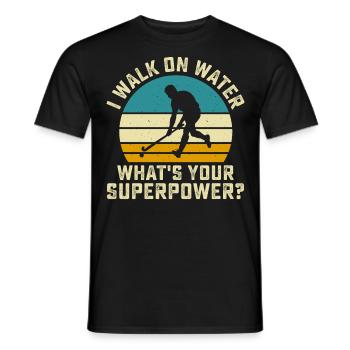 Hockey - T-shirt homme - noir - Devant - AI Model Male 178 light (178cm)