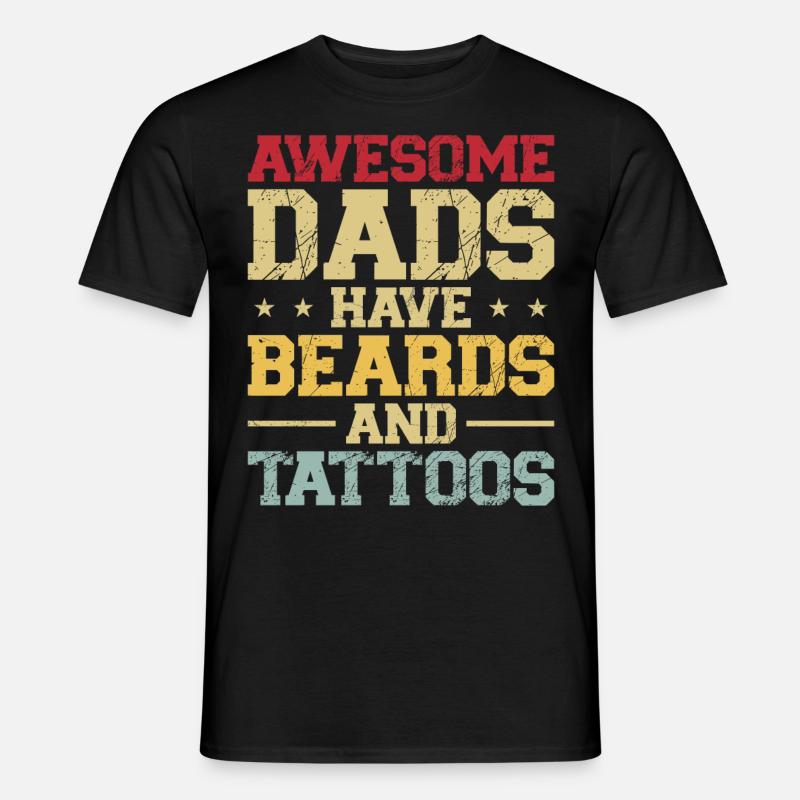 Beard Lover Bearded Man Dad - Männer T-Shirt - Schwarz