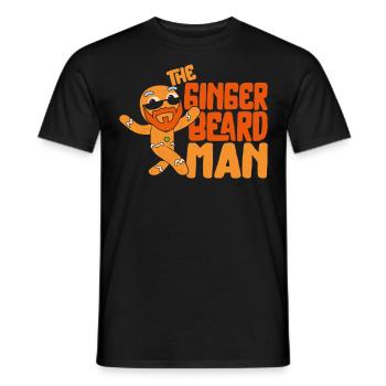 Amoureux de la barbe Homme barbu Noël - T-shirt homme - noir - Devant - AI Model Male 178 light (178cm)