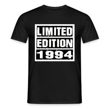 Limited Edition 1994 Geburtstag 1994 Vintage Retro - Männer T-Shirt - Schwarz - Vorne - AI Model Male 178 light (178cm)