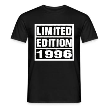Limited Edition 1996 Geburtstag 1996 Vintage Retro - Männer T-Shirt - Schwarz - Vorne - AI Model Male 178 light (178cm)