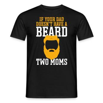 Beard Lover Bearded Man Dad If - Männer T-Shirt - Schwarz - Vorne - AI Model Male 178 light (178cm)